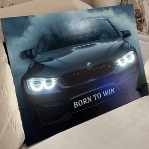 خرید تابلو نئونی BMW | چاپ UV روی PVC با نور نئونی جذاب – نیپ آرت
