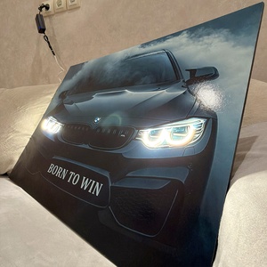 خرید تابلو نئونی BMW | چاپ UV روی PVC با نور نئونی جذاب – نیپ آرت